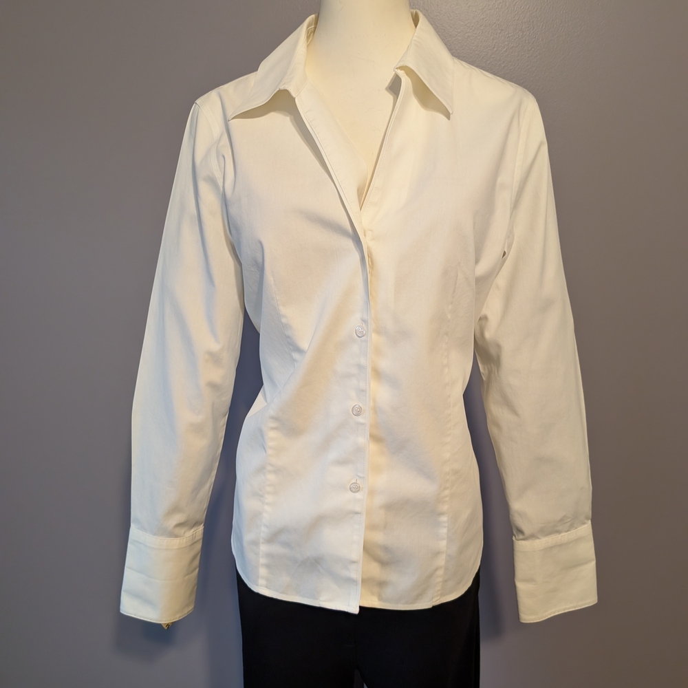 Jones New York White Non-Iron Shirt